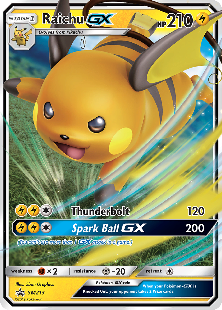 Raichu GX (SM213) [Sun & Moon: Black Star Promos] | Good Games Modbury