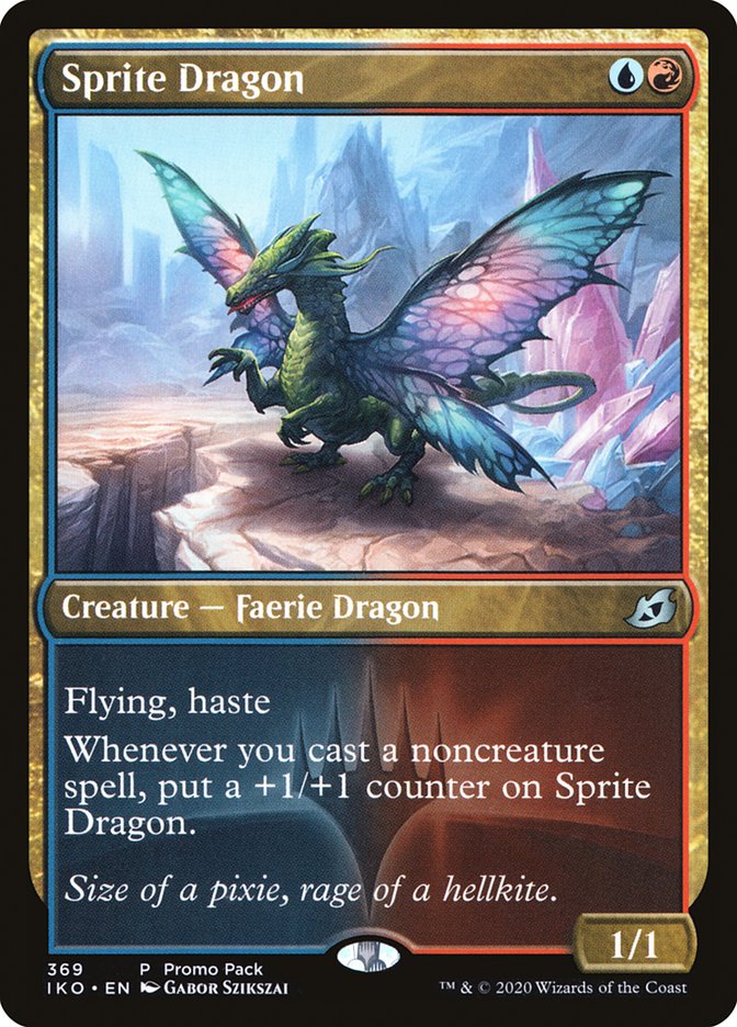 Sprite Dragon (Promo Pack) [Ikoria: Lair of Behemoths Promos] | Good Games Modbury