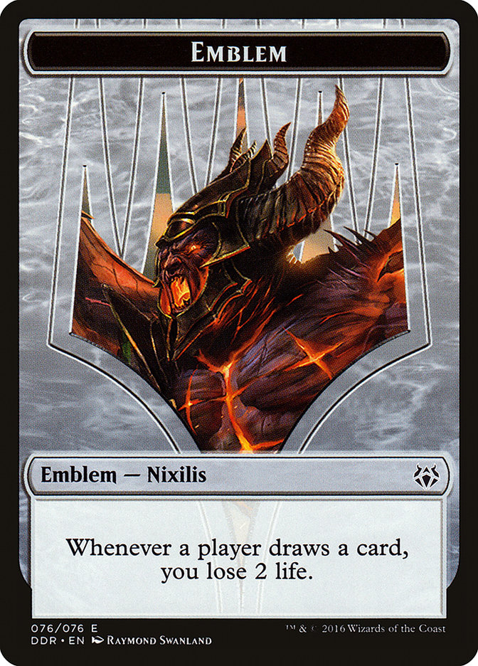 Ob Nixilis Reignited Emblem [Duel Decks: Nissa vs. Ob Nixilis] | Good Games Modbury