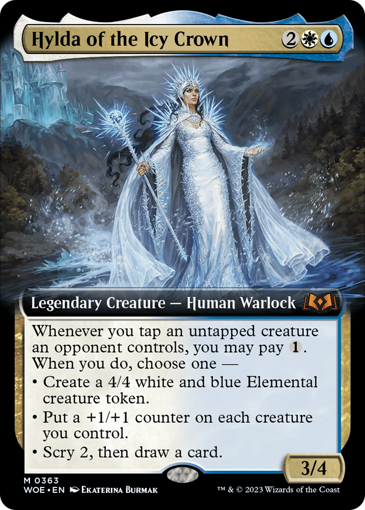 Hylda of the Icy Crown (Extended Art) [Wilds of Eldraine] | Good Games Modbury