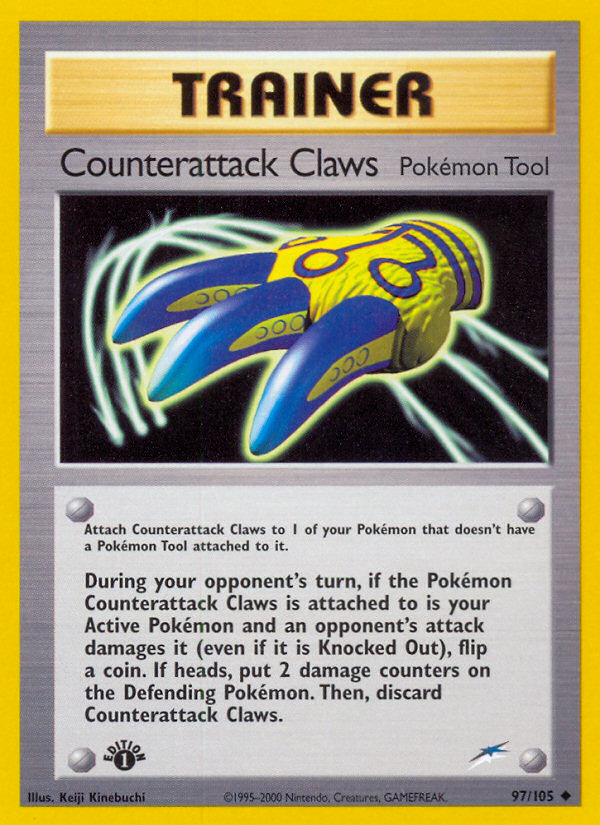 Counterattack Claws (97/105) [Neo Destiny 1st Edition] | Good Games Modbury