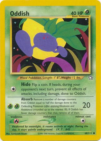 Oddish (68/111) [Neo Genesis Unlimited] | Good Games Modbury