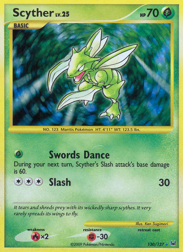 Scyther (130/127) [Platinum: Base Set] | Good Games Modbury