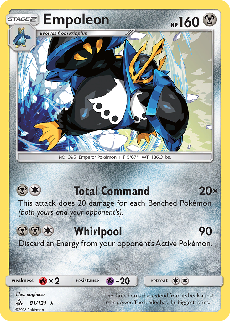 Empoleon (81/131) [Sun & Moon: Forbidden Light] | Good Games Modbury