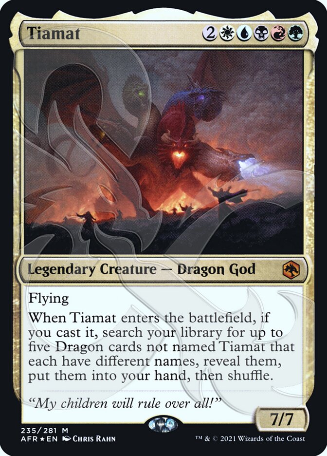 Tiamat (Ampersand Promo) [Dungeons & Dragons: Adventures in the Forgotten Realms Promos] | Good Games Modbury