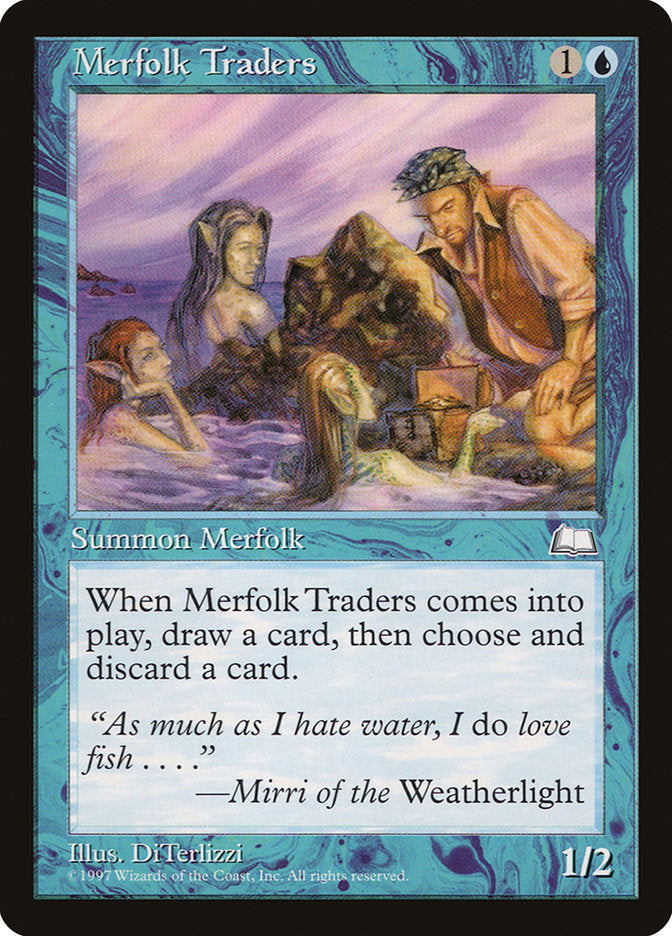 Merfolk Traders [Weatherlight] | Good Games Modbury