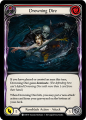 Drowning Dire (Red) [EVR110] (Everfest)  1st Edition Rainbow Foil | Good Games Modbury