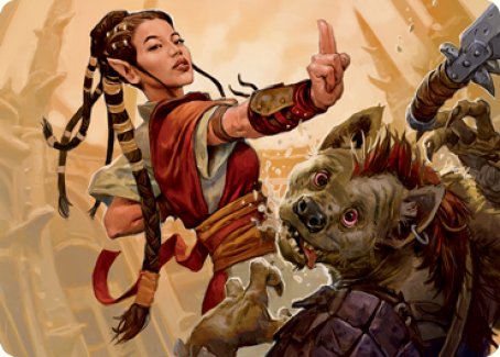 Half-Elf Monk Art Card [Dungeons & Dragons: Adventures in the Forgotten Realms Art Series] | Good Games Modbury