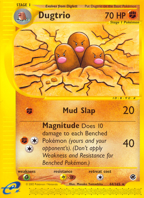 Dugtrio (44/165) [Expedition: Base Set] | Good Games Modbury