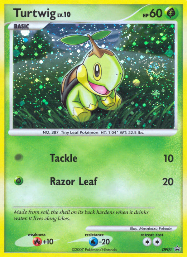 Turtwig (DP01) [Diamond & Pearl: Black Star Promos] | Good Games Modbury