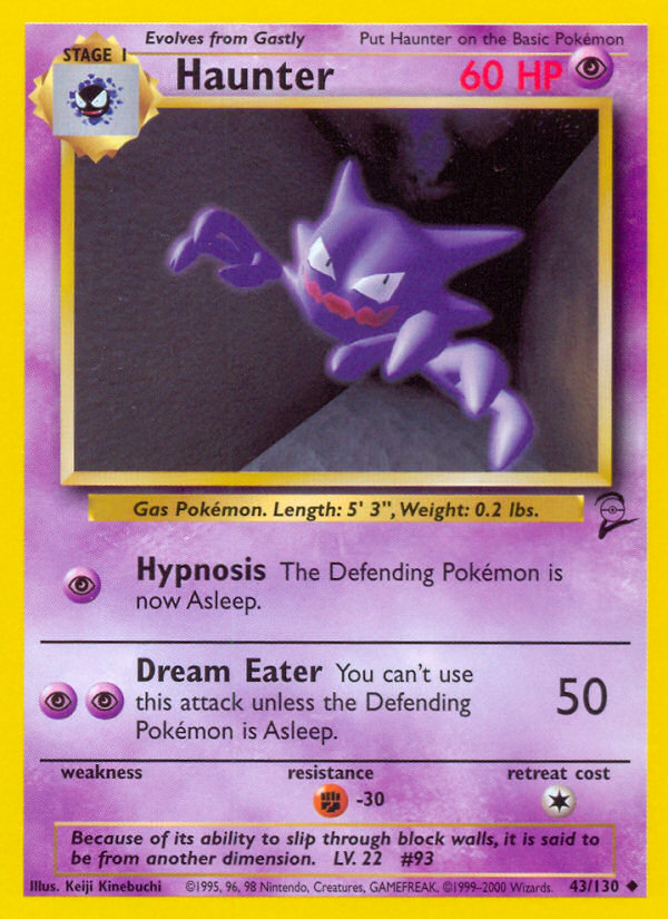 Haunter (43/130) [Base Set 2] | Good Games Modbury