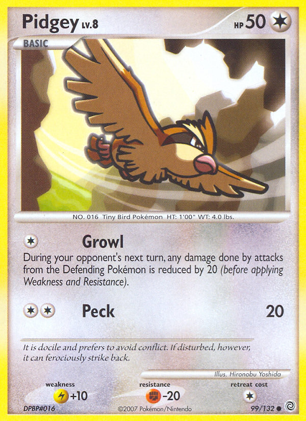 Pidgey (99/132) [Diamond & Pearl: Secret Wonders] | Good Games Modbury