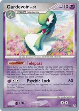 Gardevoir LV.55 (7/132) (Psychic Lock - Jason Klaczynski) [World Championships 2008] | Good Games Modbury