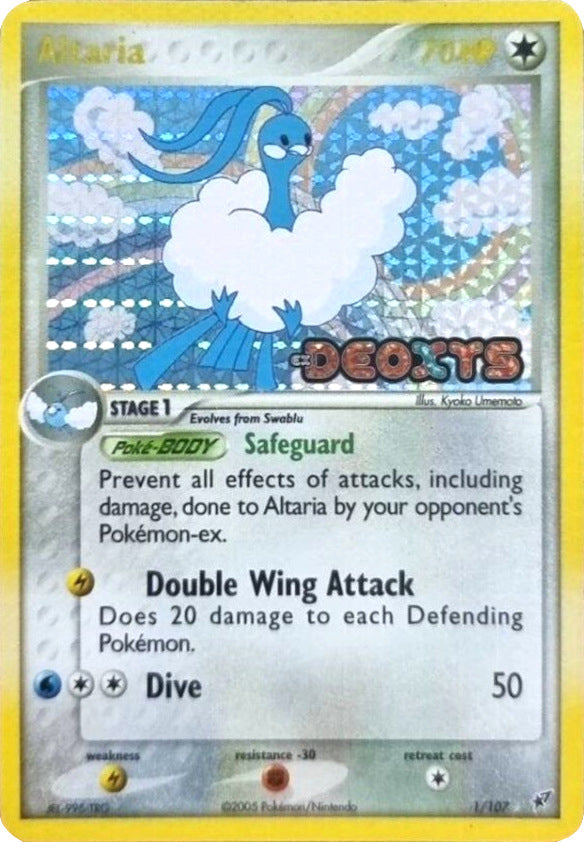 Altaria (1/107) (Stamped) [EX: Deoxys] | Good Games Modbury