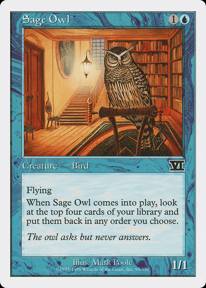 Sage Owl [Classic Sixth Edition] | Good Games Modbury