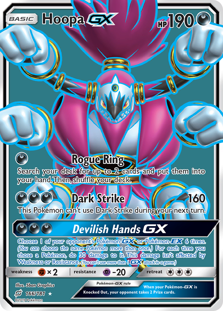 Hoopa GX (166/181) [Sun & Moon: Team Up] | Good Games Modbury