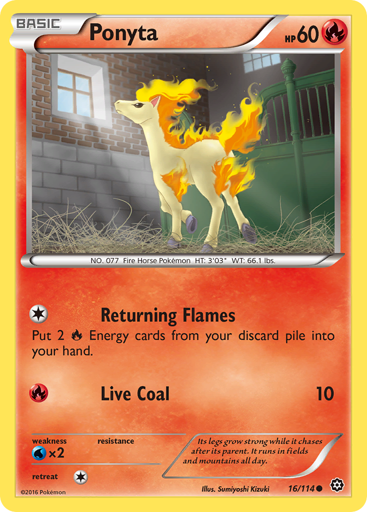 Ponyta (16/114) [XY: Steam Siege] | Good Games Modbury