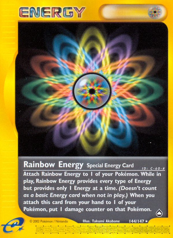 Rainbow Energy (144/147) [Aquapolis] | Good Games Modbury