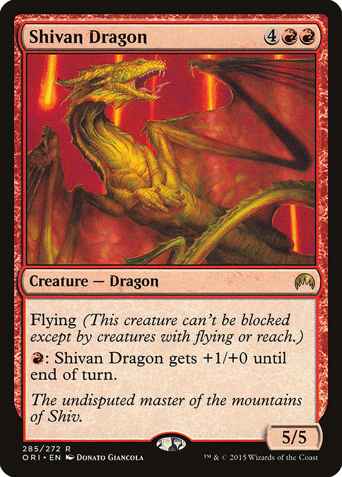 Shivan Dragon [Magic Origins] | Good Games Modbury