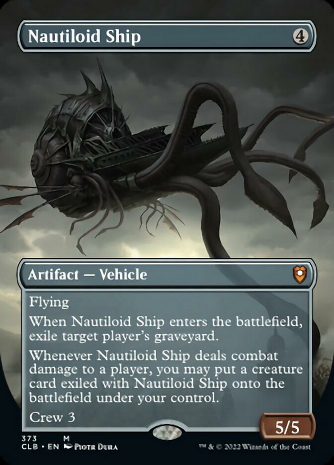 Nautiloid Ship (Borderless Alternate Art) [Commander Legends: Battle for Baldur's Gate] | Good Games Modbury