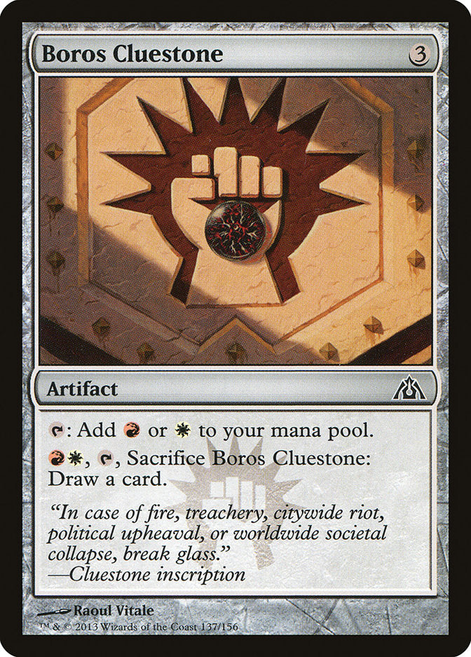 Boros Cluestone [Dragon's Maze] | Good Games Modbury