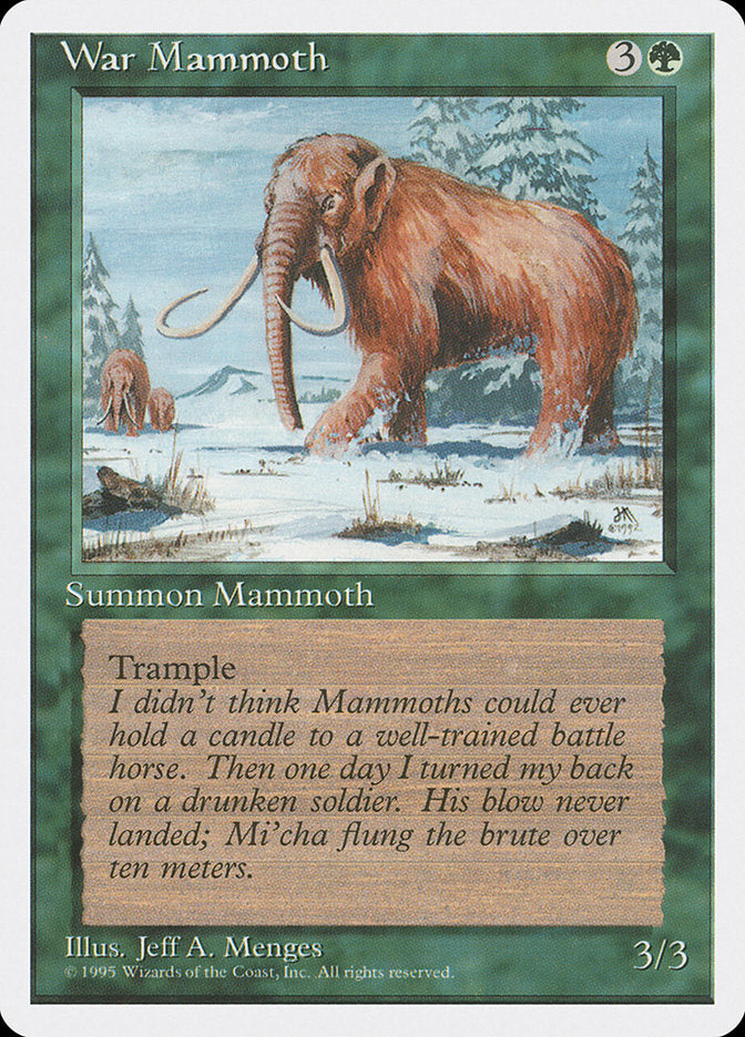 War Mammoth [Fourth Edition] | Good Games Modbury