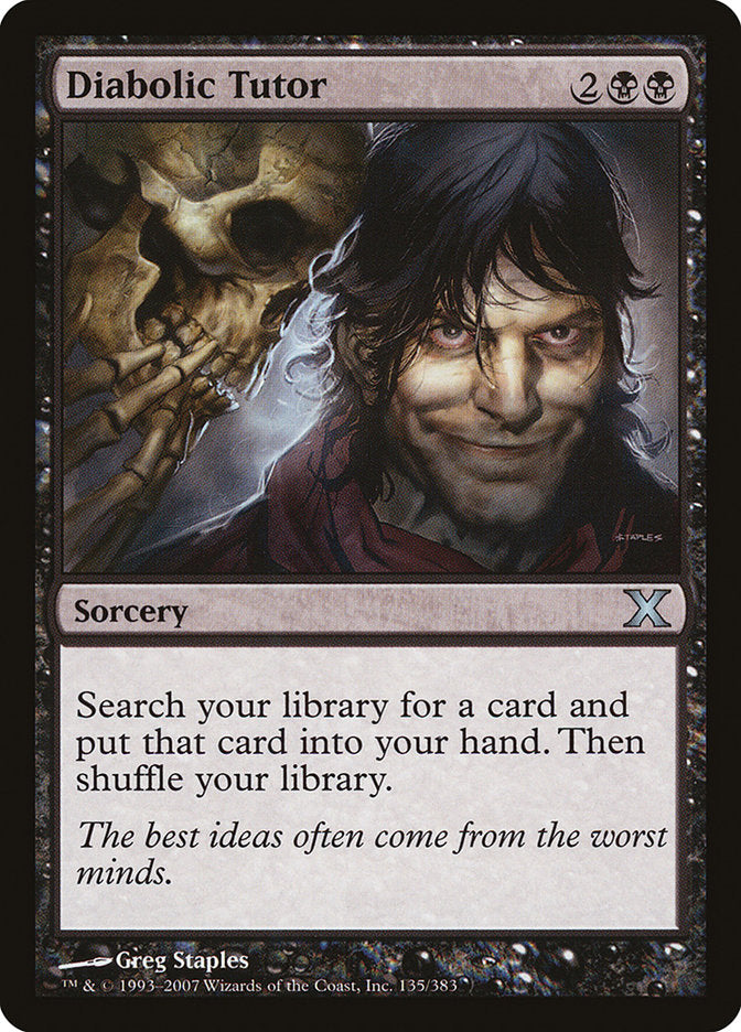 Diabolic Tutor [Tenth Edition] | Good Games Modbury