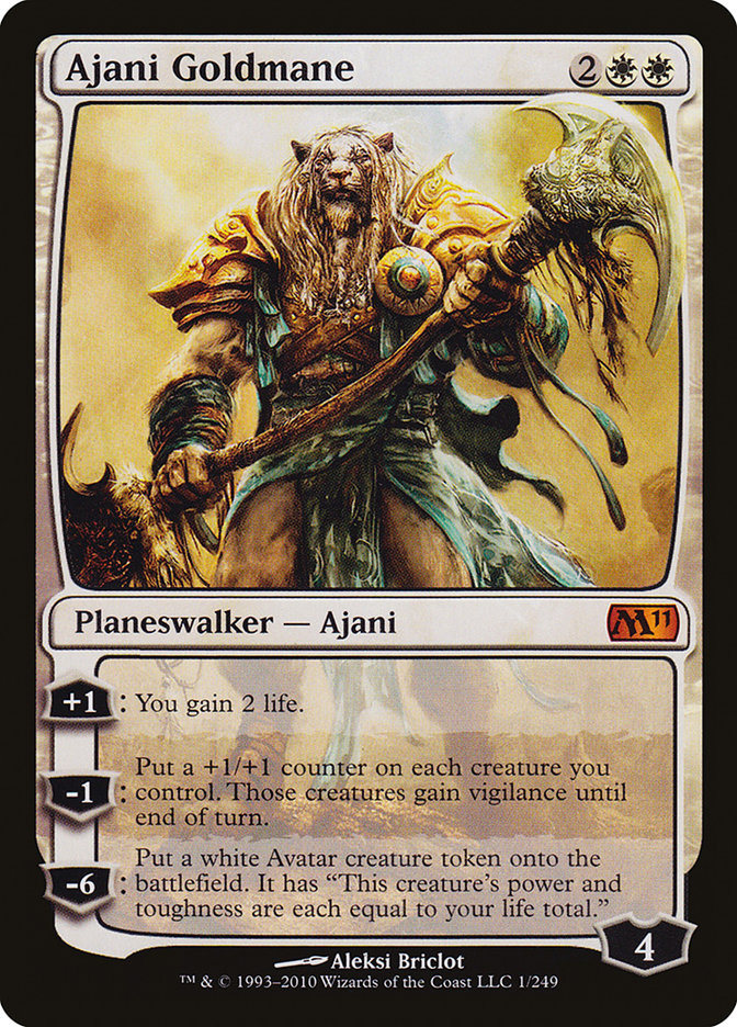 Ajani Goldmane [Magic 2011] | Good Games Modbury