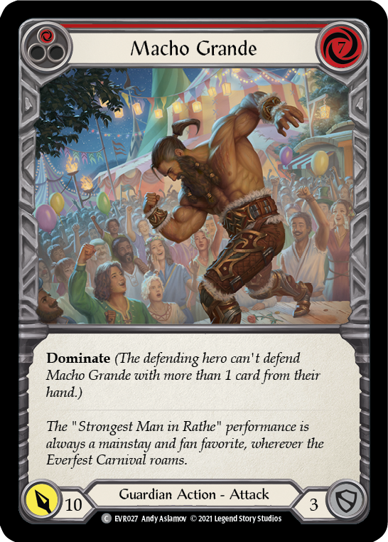 Macho Grande (Red) [EVR027] (Everfest)  1st Edition Normal | Good Games Modbury