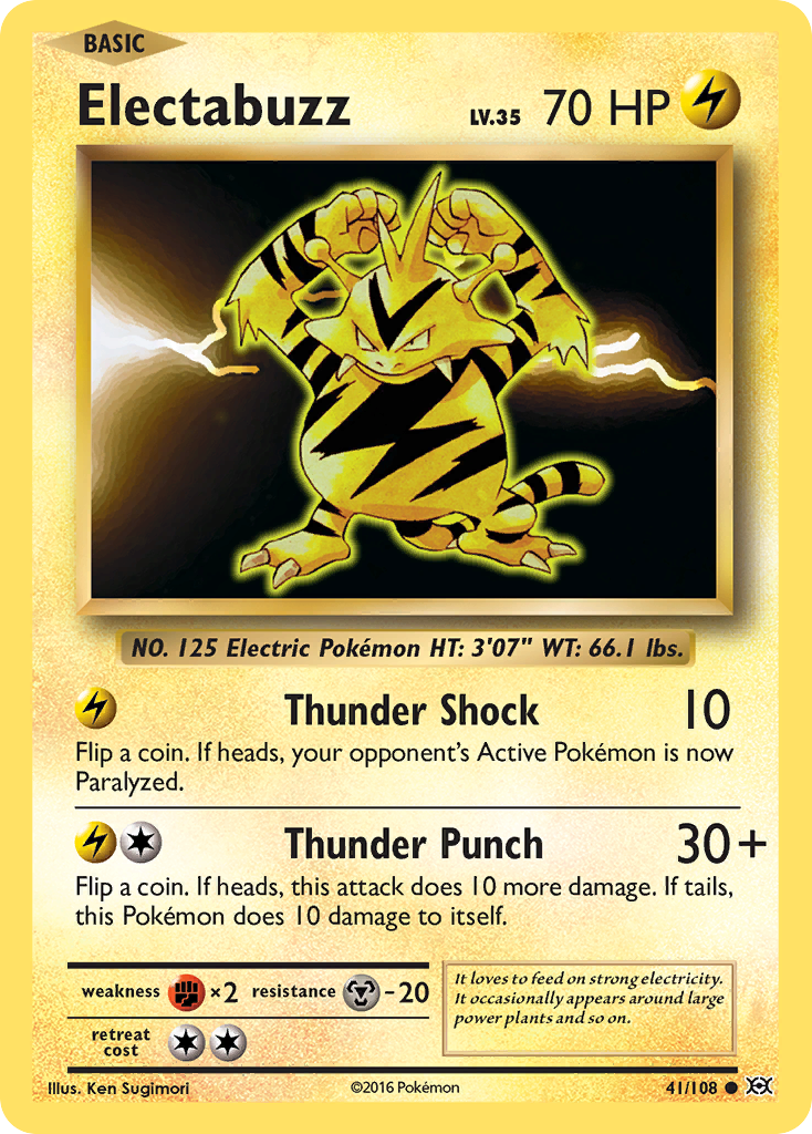 Electabuzz (41/108) [XY: Evolutions] | Good Games Modbury