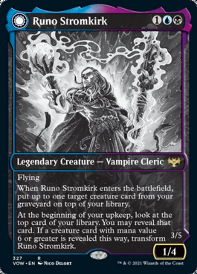 Runo Stromkirk // Krothuss, Lord of the Deep (Showcase Eternal Night) [Innistrad: Crimson Vow] | Good Games Modbury