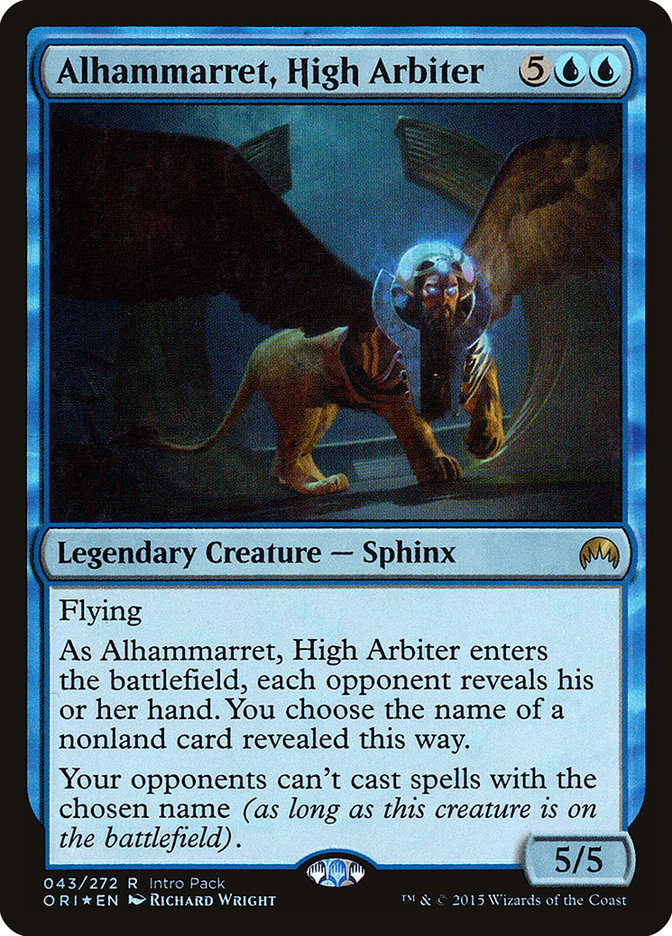 Alhammarret, High Arbiter [Magic Origins Promos] | Good Games Modbury