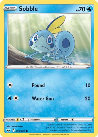 Sobble (055/202) (Premium Collection) [Sword & Shield: Base Set] | Good Games Modbury