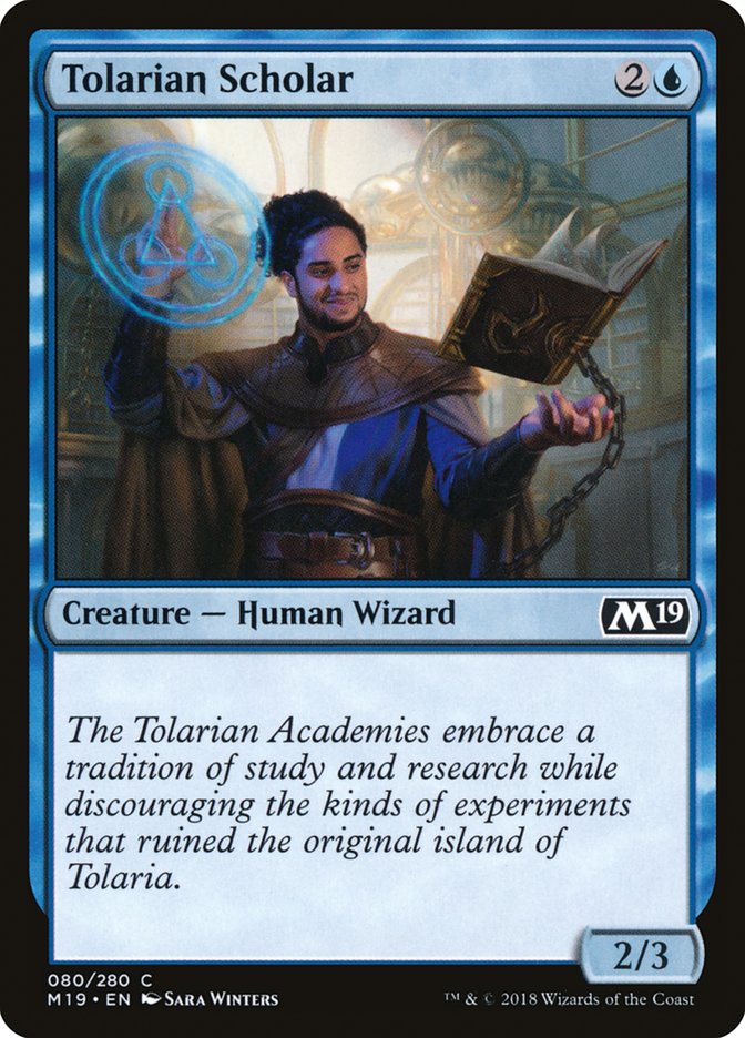 Tolarian Scholar [Core Set 2019] | Good Games Modbury