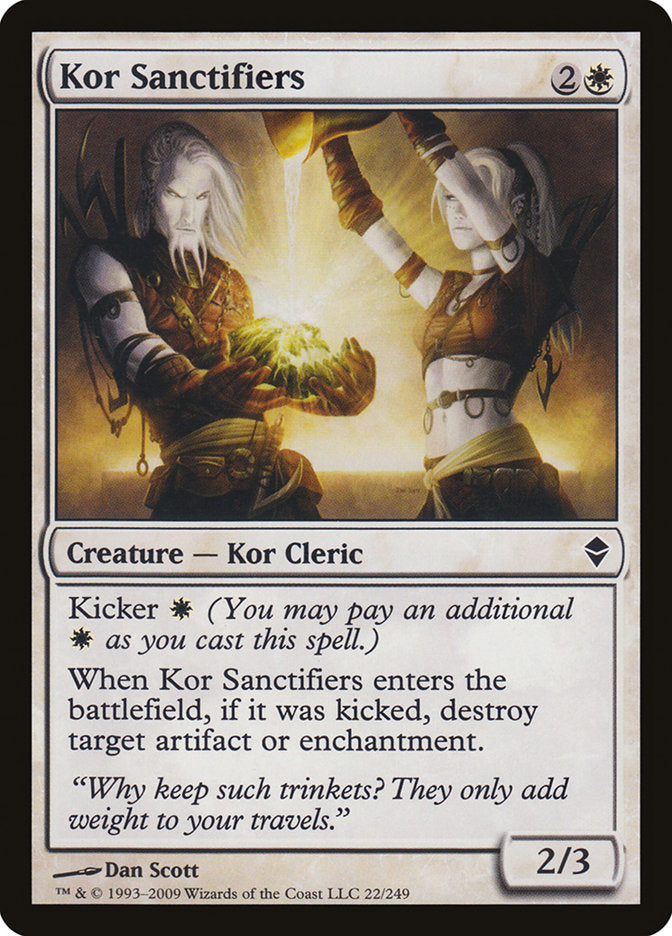Kor Sanctifiers [Zendikar] | Good Games Modbury