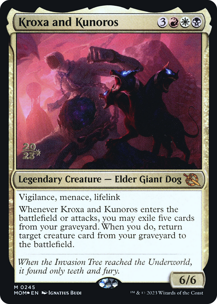 Kroxa and Kunoros [March of the Machine Prerelease Promos] | Good Games Modbury