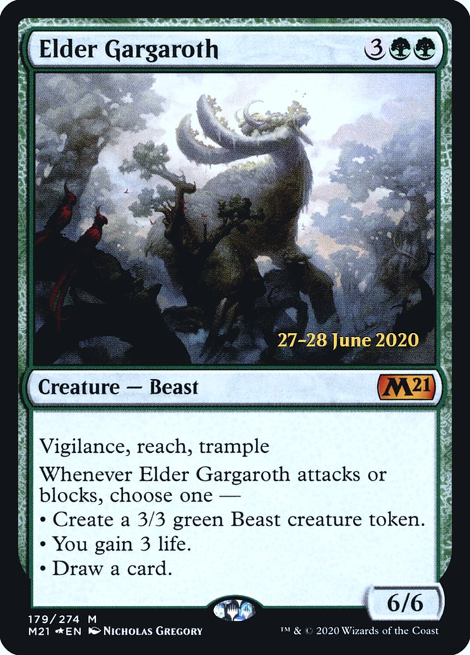 Elder Gargaroth [Core Set 2021 Prerelease Promos] | Good Games Modbury