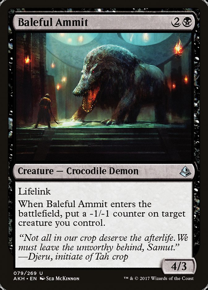 Baleful Ammit [Amonkhet] | Good Games Modbury