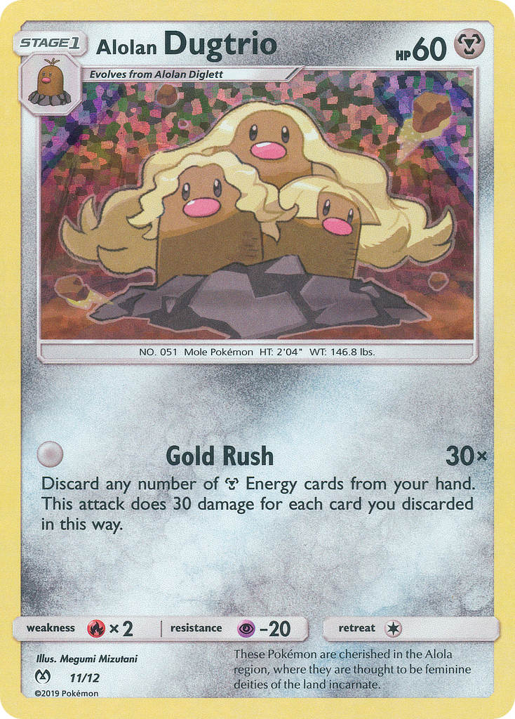 Alolan Dugtrio (11/12) [McDonald's Promos: 2019 Collection] | Good Games Modbury