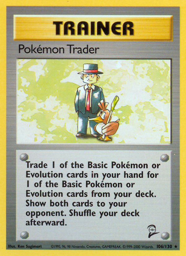 Pokemon Trader (106/130) [Base Set 2] | Good Games Modbury