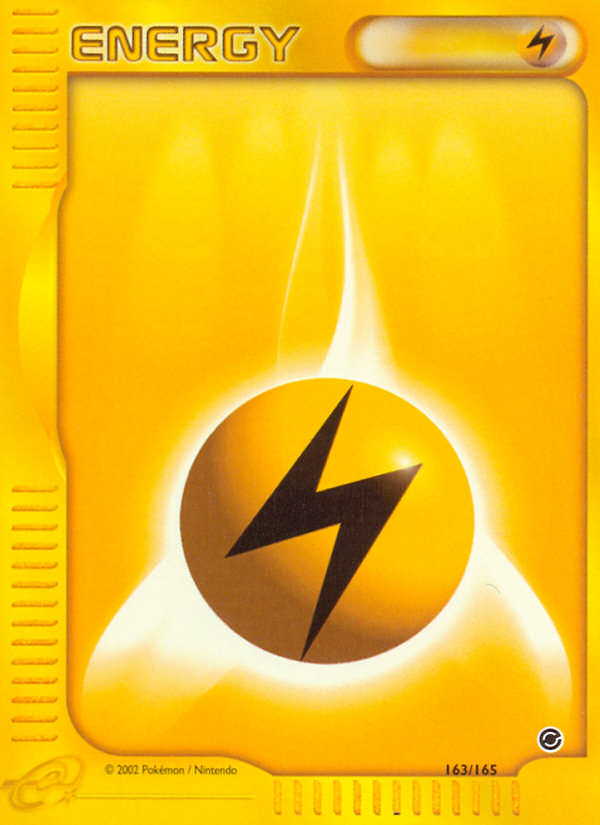 Lightning Energy (163/165) [Expedition: Base Set] | Good Games Modbury