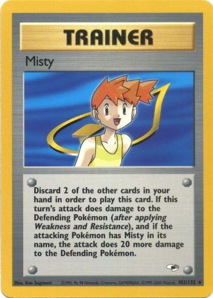Misty (102/132) [Gym Heroes Unlimited] | Good Games Modbury
