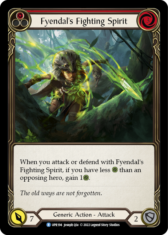 Fyendal's Fighting Spirit (Red) [UPR194] (Uprising) | Good Games Modbury