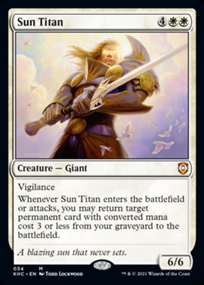 Sun Titan [Kaldheim Commander] | Good Games Modbury