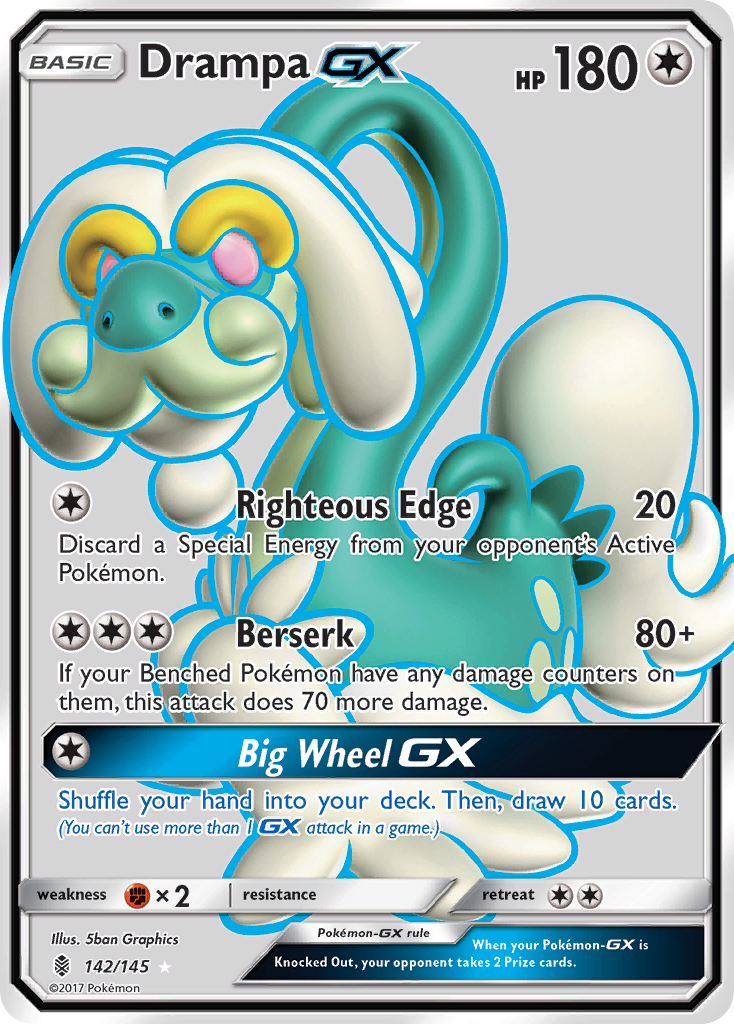 Drampa GX (142/145) [Sun & Moon: Guardians Rising] | Good Games Modbury