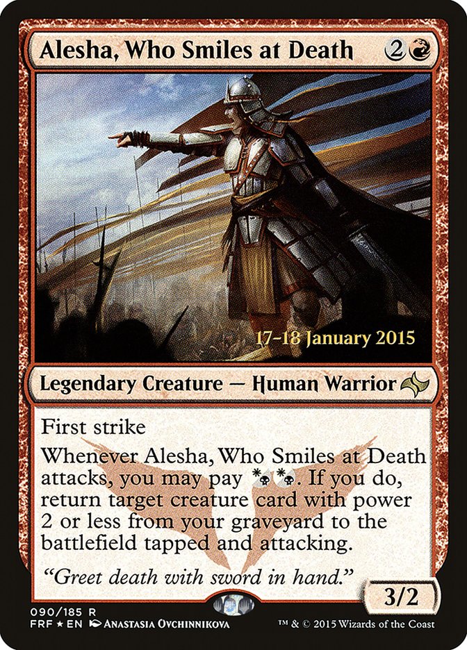 Alesha, Who Smiles at Death [Fate Reforged Prerelease Promos] | Good Games Modbury