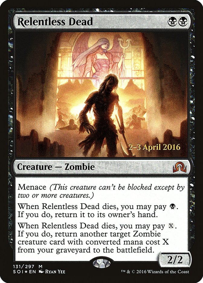 Relentless Dead [Shadows over Innistrad Prerelease Promos] | Good Games Modbury