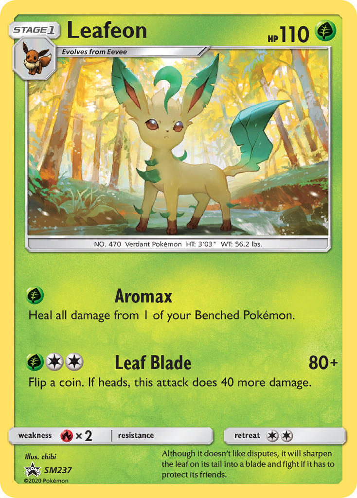 Leafeon (SM237) [Sun & Moon: Black Star Promos] | Good Games Modbury