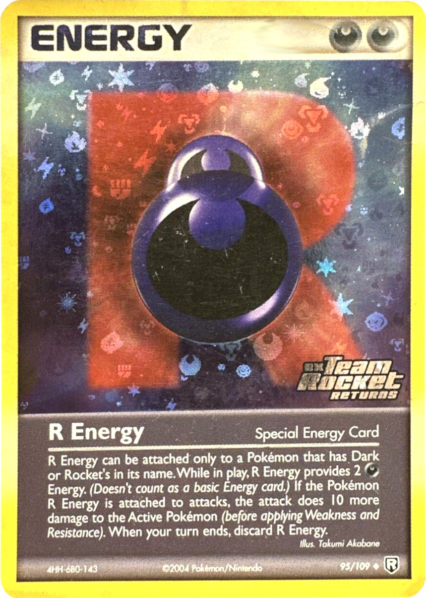 R Energy (95/109) (Stamped) [EX: Team Rocket Returns] | Good Games Modbury