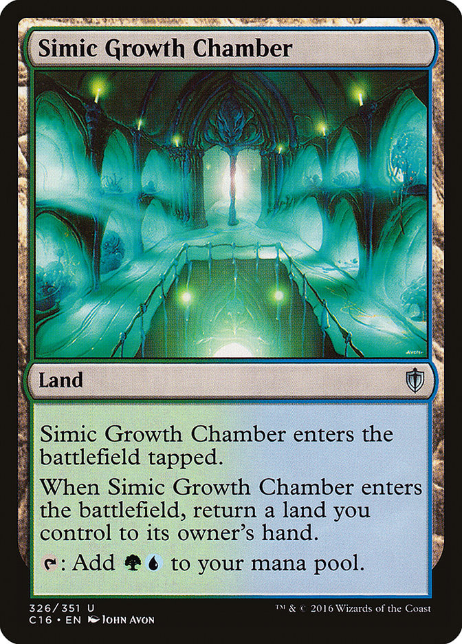 Simic Growth Chamber [Commander 2016] | Good Games Modbury